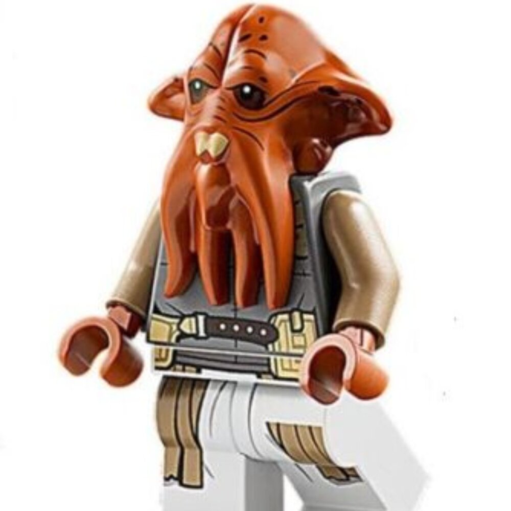 Lego sw1195 Quarren Minifigure from 75326 Boba Fett's Throne Room. NEW